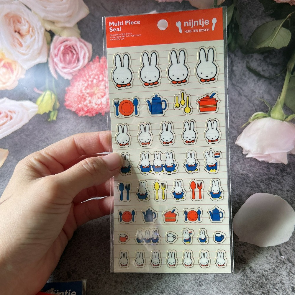 Art Craft Items - Miffy Cute Cartoon Sticker Book Self-adhesive