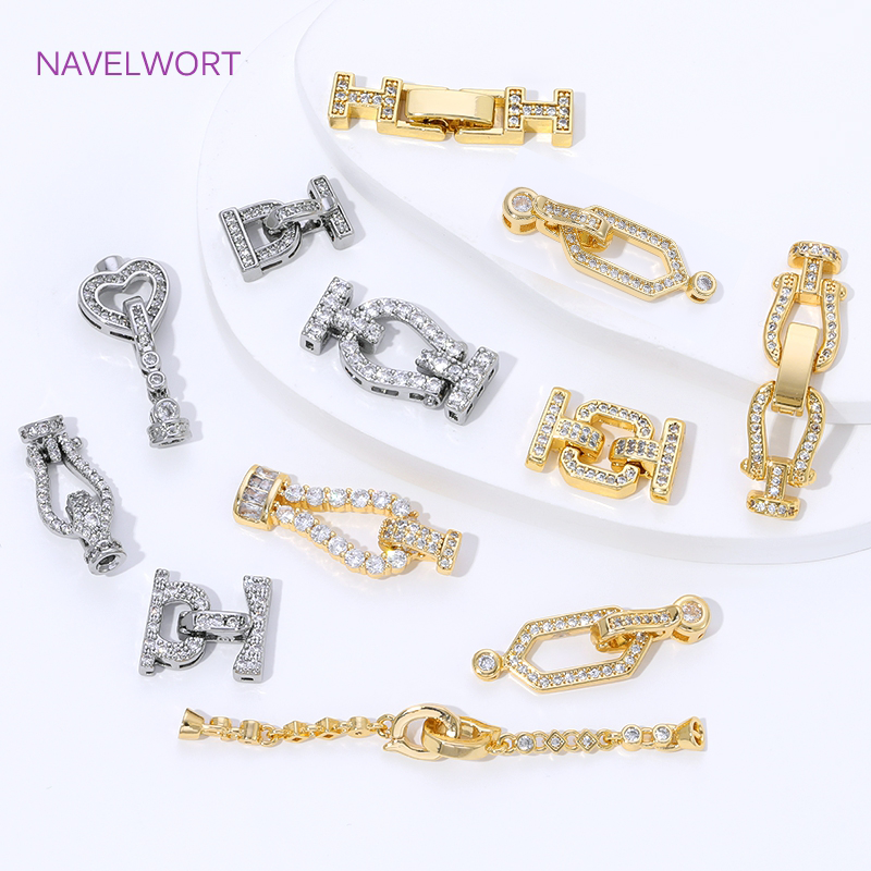 Art Craft Ideas - 18K Gold Plated Brass Jewelry Clasps