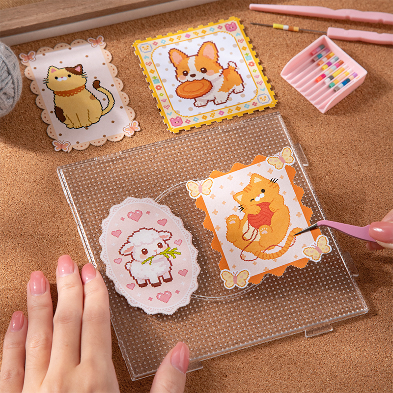Art Craft Book - Journal GO 10pcs Pixel Bead Sticker