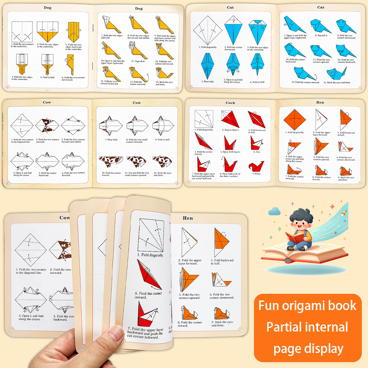 Art Craft Book - Children's Origami Farm Toolkit - 1