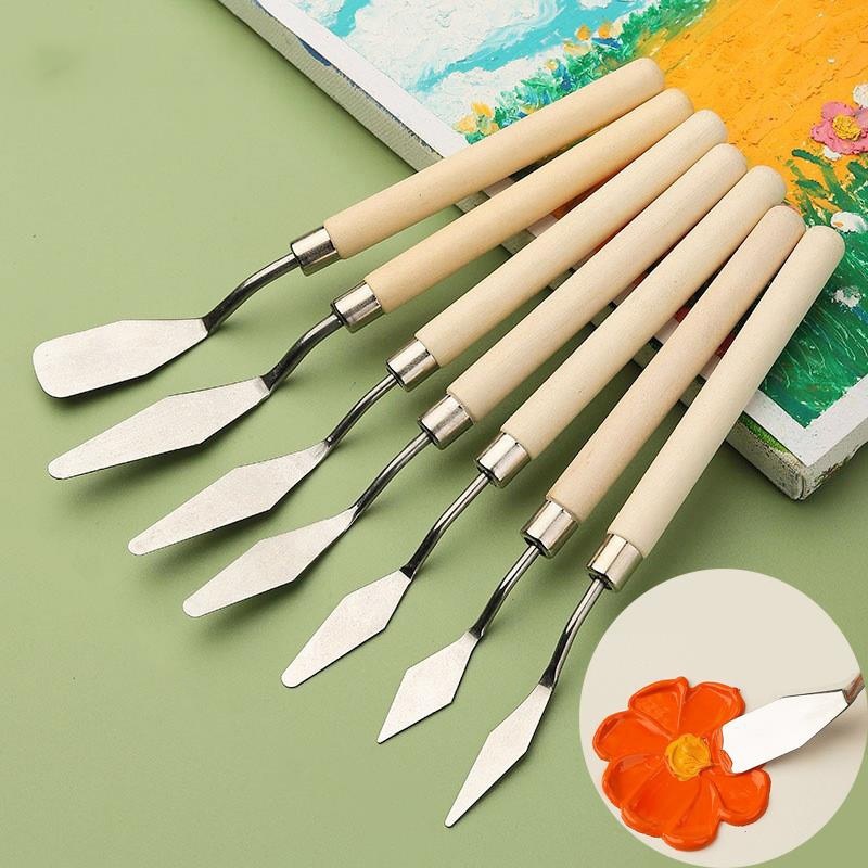 Art Craft Knife - 7pcs Stainless Steel Oil Painting Knives