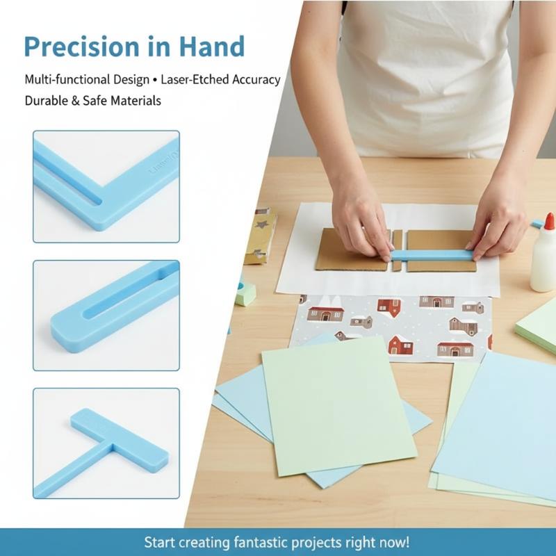 Bookbinding Supply Kit - 6Pcs Bookbinding Stencil Scrapbooking Tools Kit
