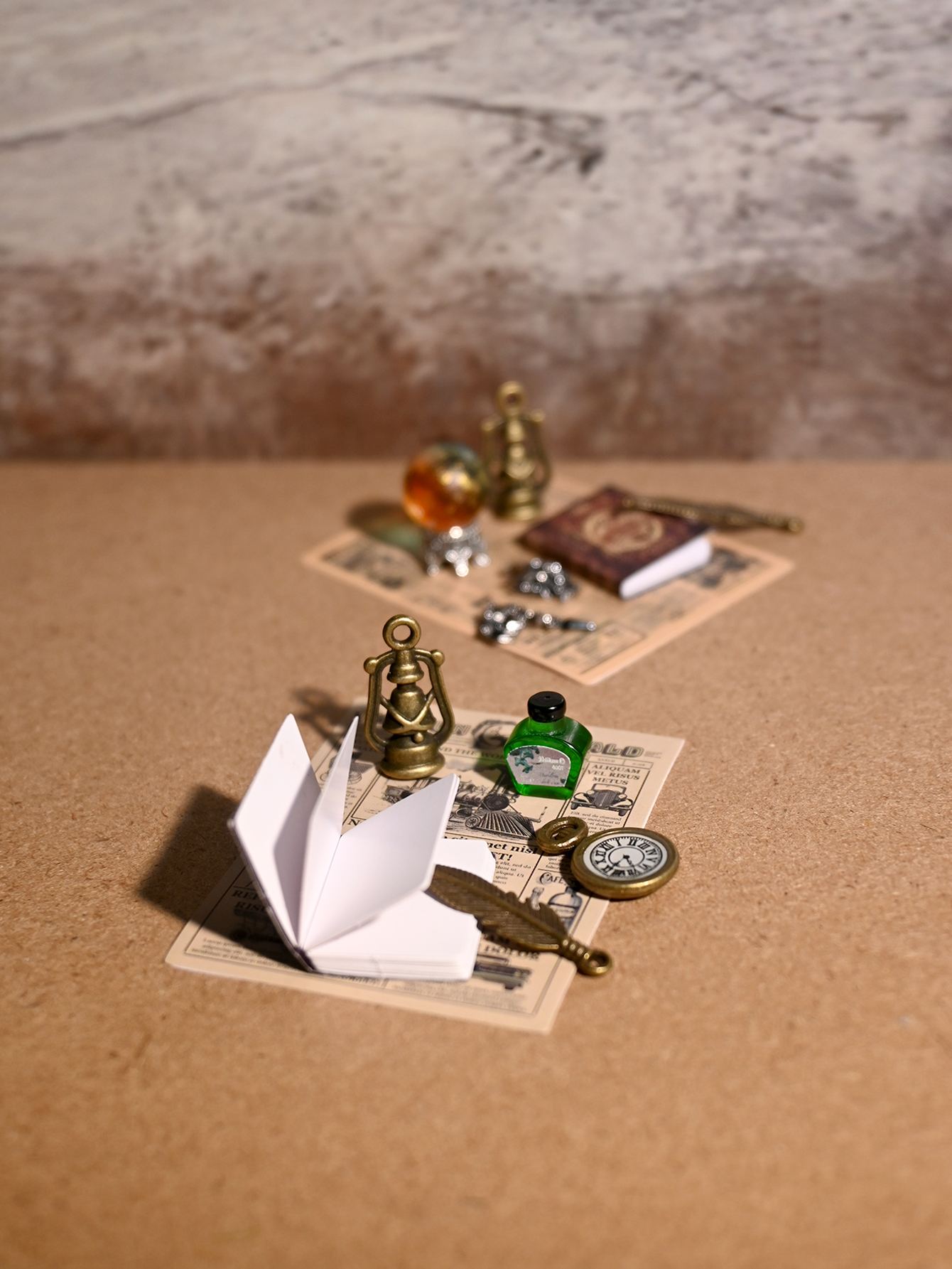 Art Craft House - Miniature Replica Magic Vintage Book Set,
