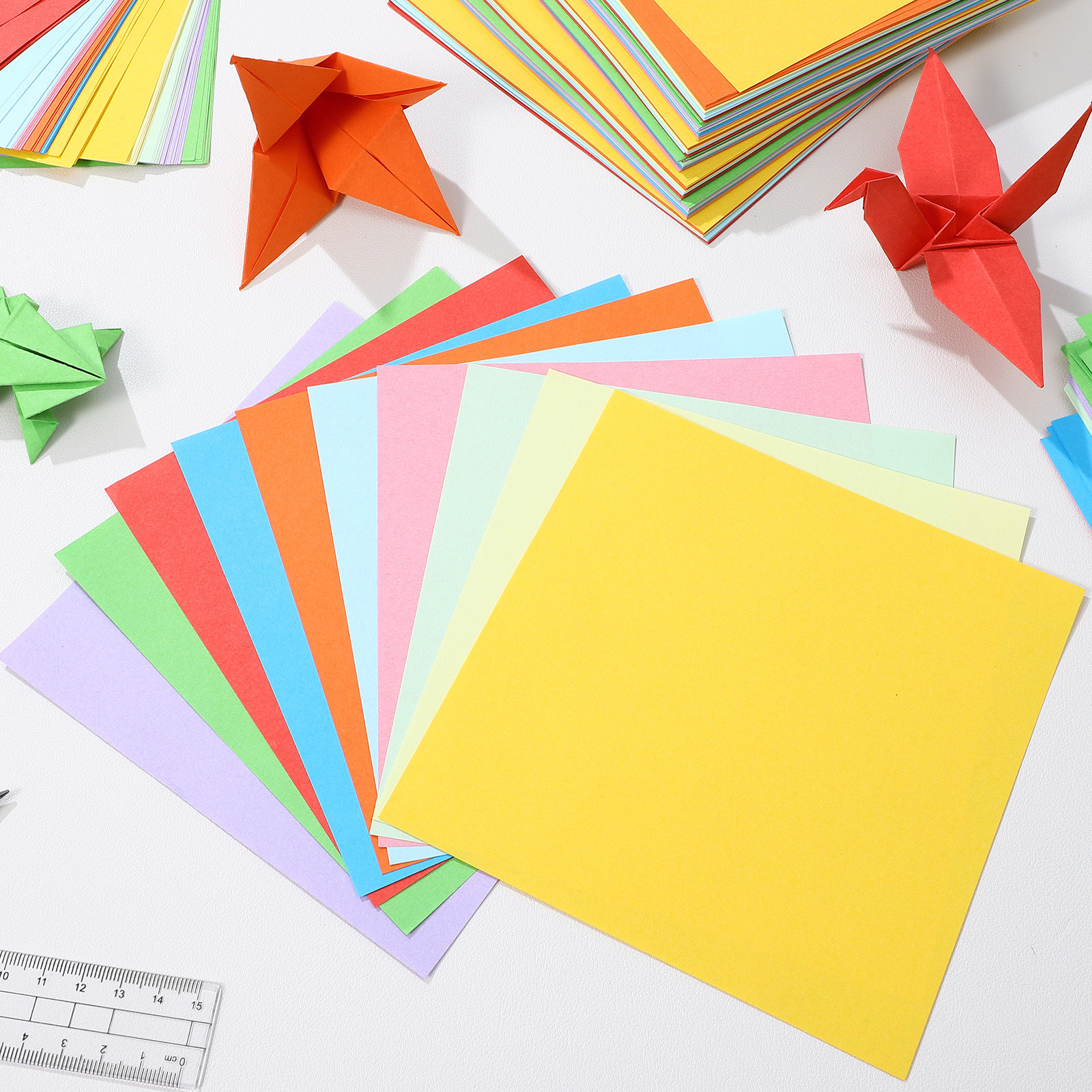 100 Sheets Colorful Square Ori - Art Craft Easy review and price