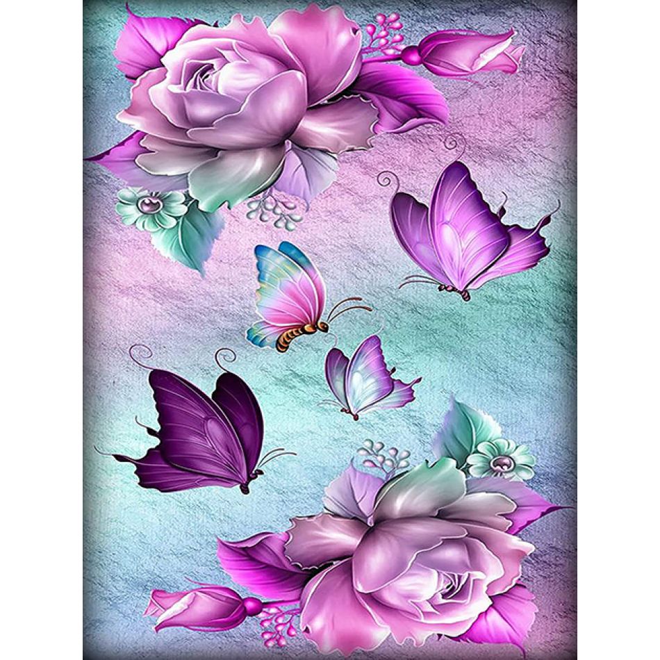 RUOPOTY Purple Flowers Diamond - Art Craft Ideas With Paper review and price