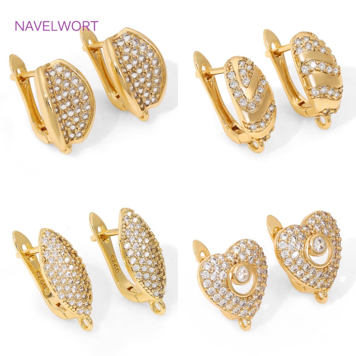 18K Gold Plated Brass Earwires - Art Craft Ideas review and price