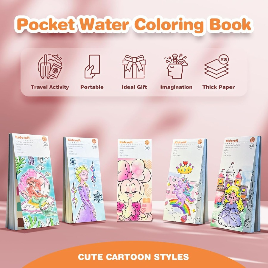 Paint with Water Coloring Book - Art Craft Book review and price