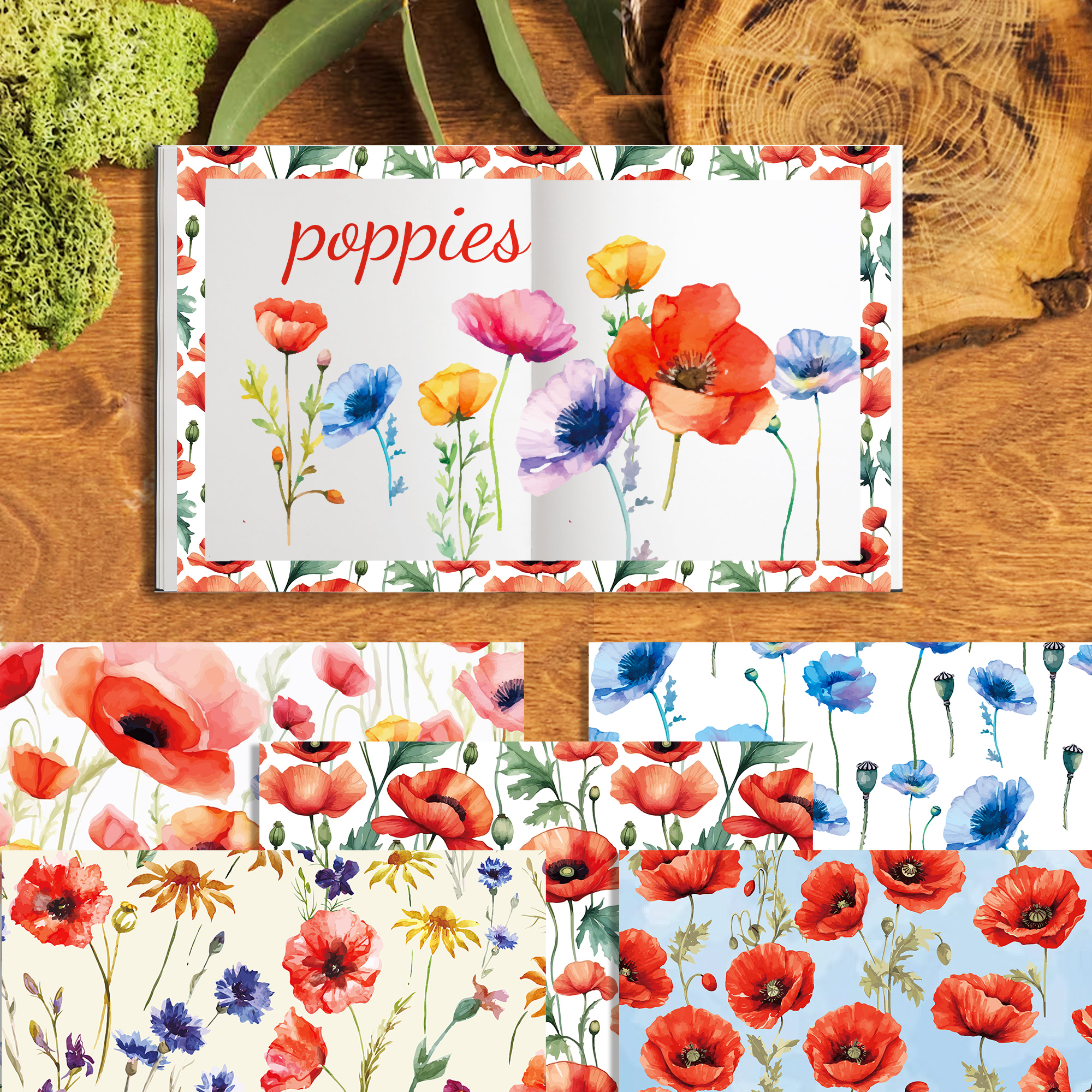 24pcs 30*30cm Poppy Red Flower - Art Craft Items review and price
