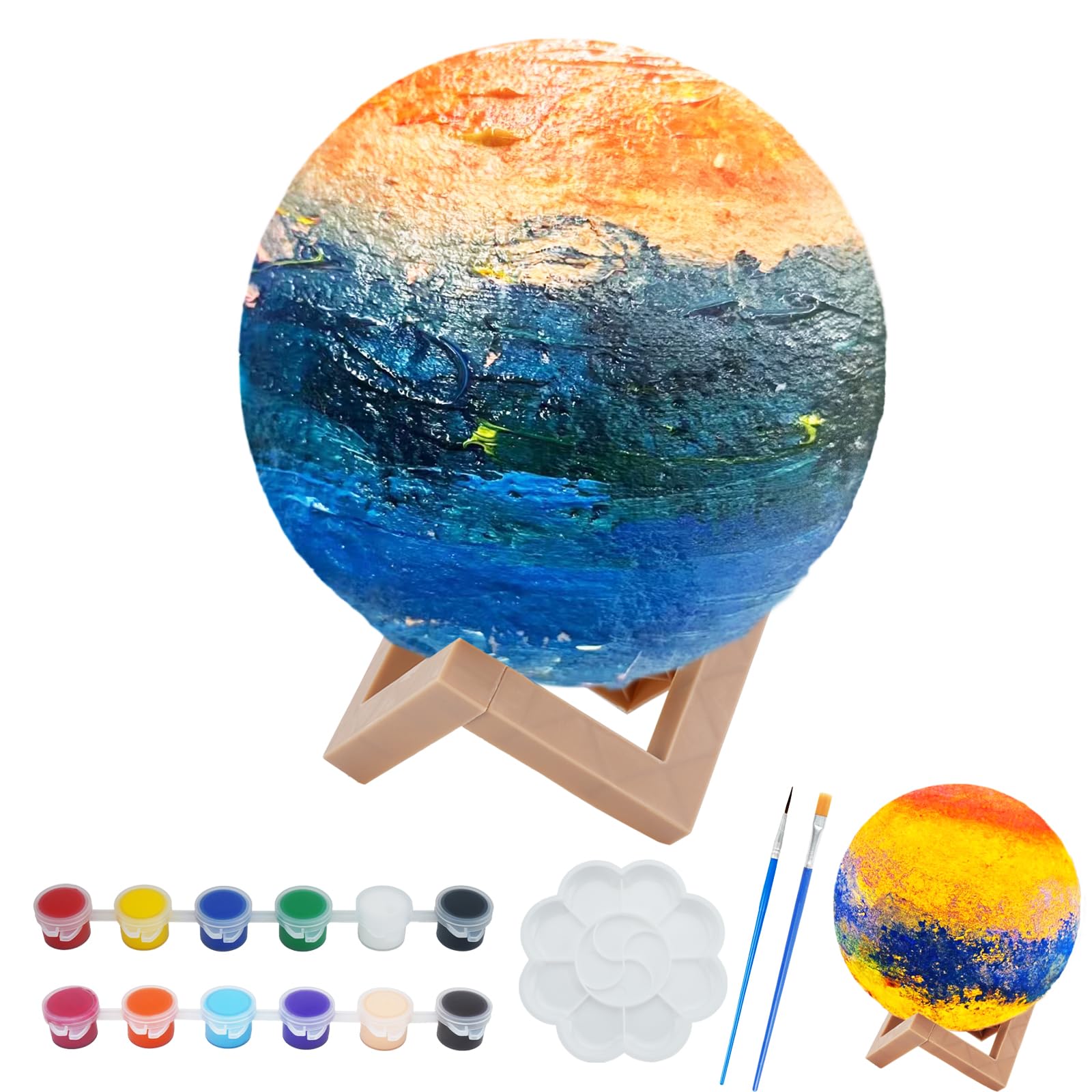 Paint Your Own Moon Lamp Kit C - Art Craft Night review and price