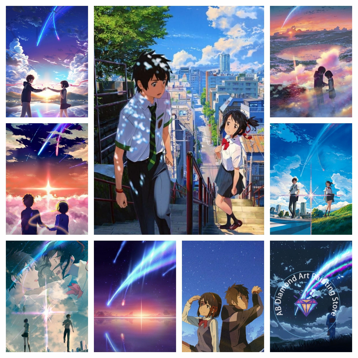 Your Name Japan Anime AB Diamo - Art Craft Names review and price