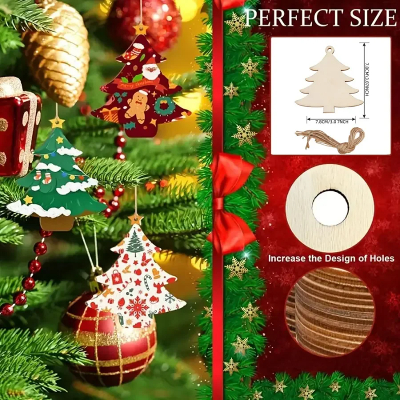 Paintable Blank Wooden christm - Art And Craft Xmas Tree review and price