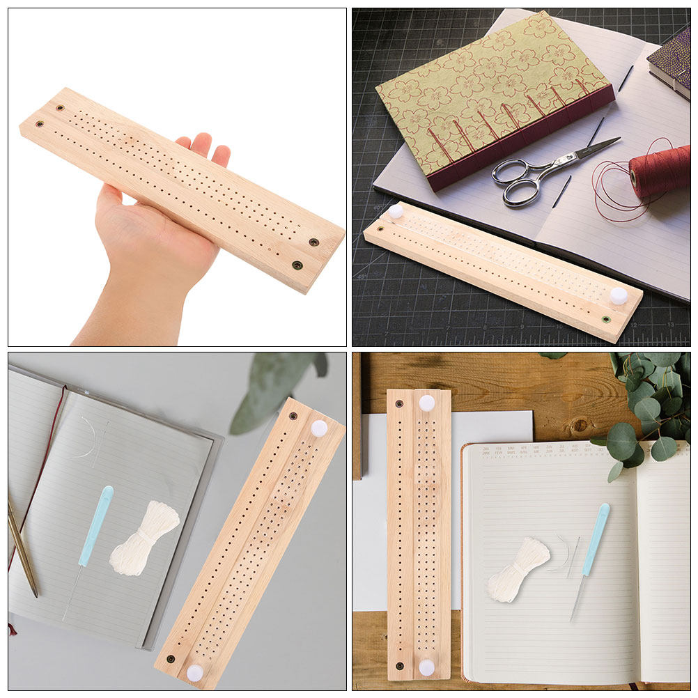 1Set Sturdy Wood Iron Bookbind - Bookbinding Supply Kit review and price