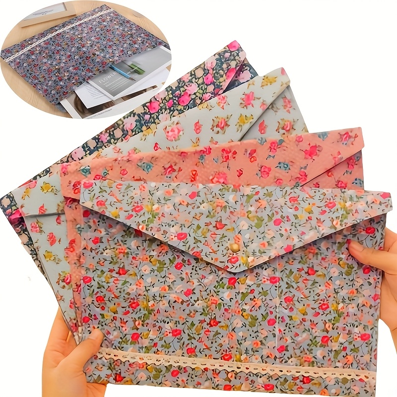 1PC A4 Floral File Folder Eleg - Art Craft Items review and price