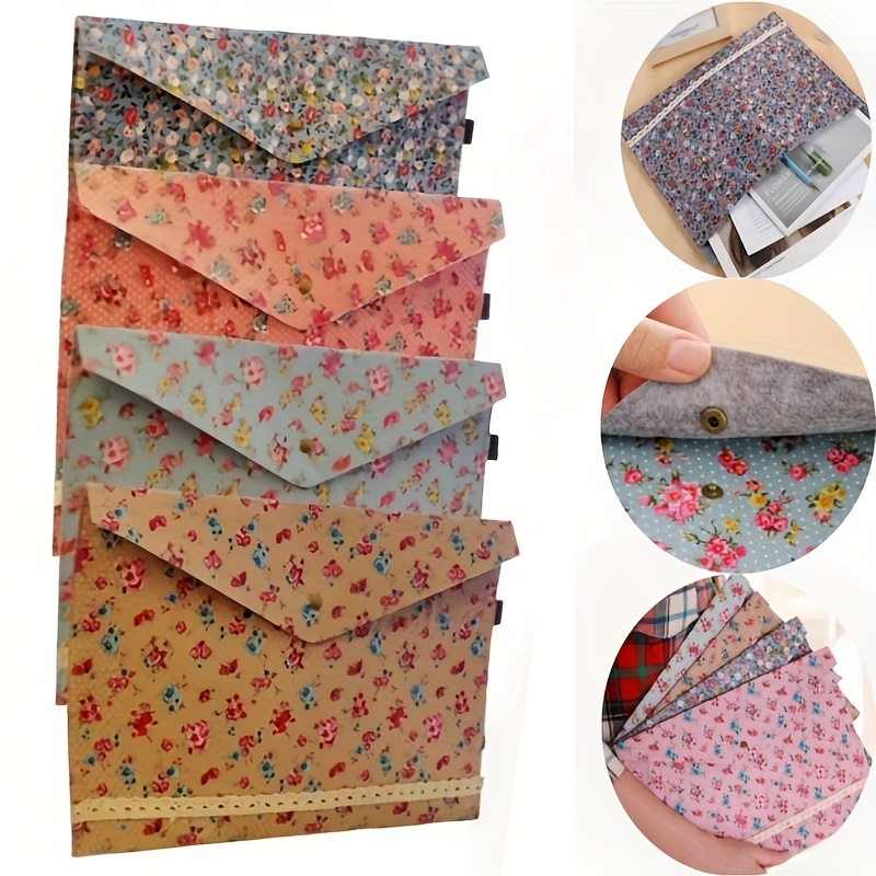 1PC A4 Floral File Folder Eleg - Art Craft Items review and price