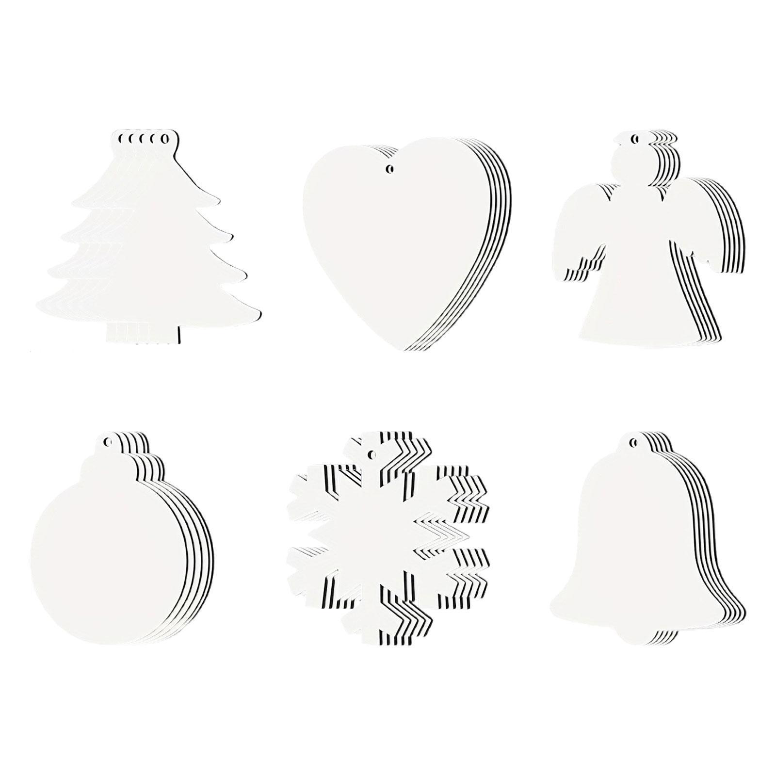 30x Sublimation Christmas Orna - Art And Craft Xmas Tree review and price