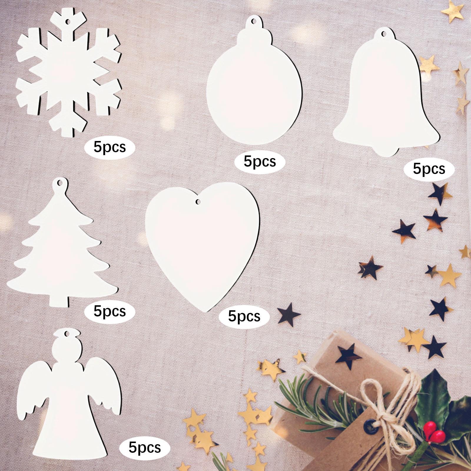 30x Sublimation Christmas Orna - Art And Craft Xmas Tree review and price