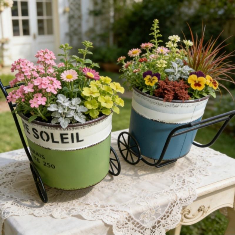 Flower Pot Succulents Planter  - Art Craft Description review and price