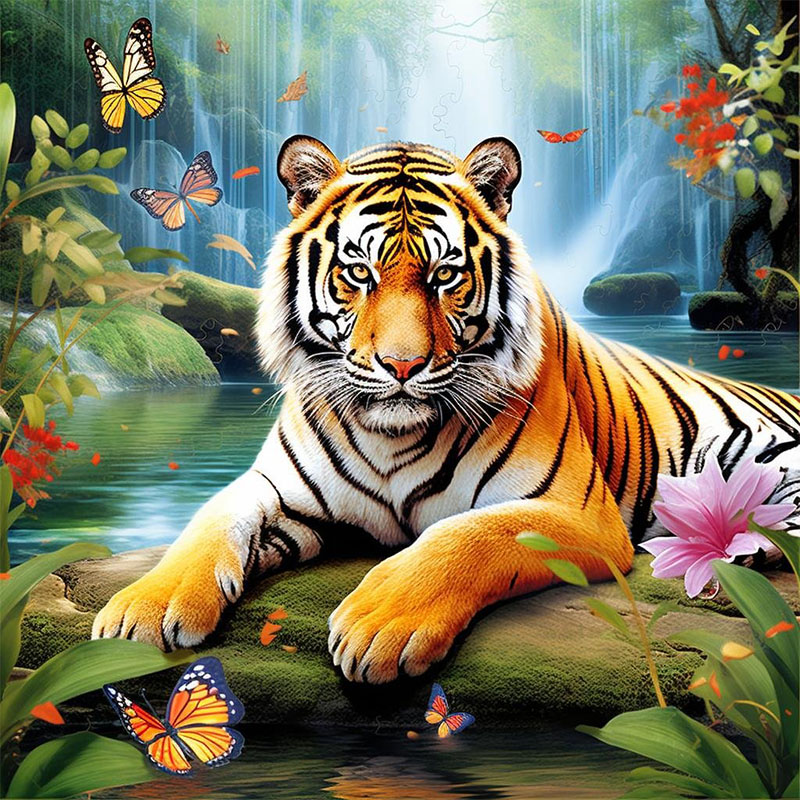 1 set of Tiger King Diamond Pa - Art Craft Adult review and price
