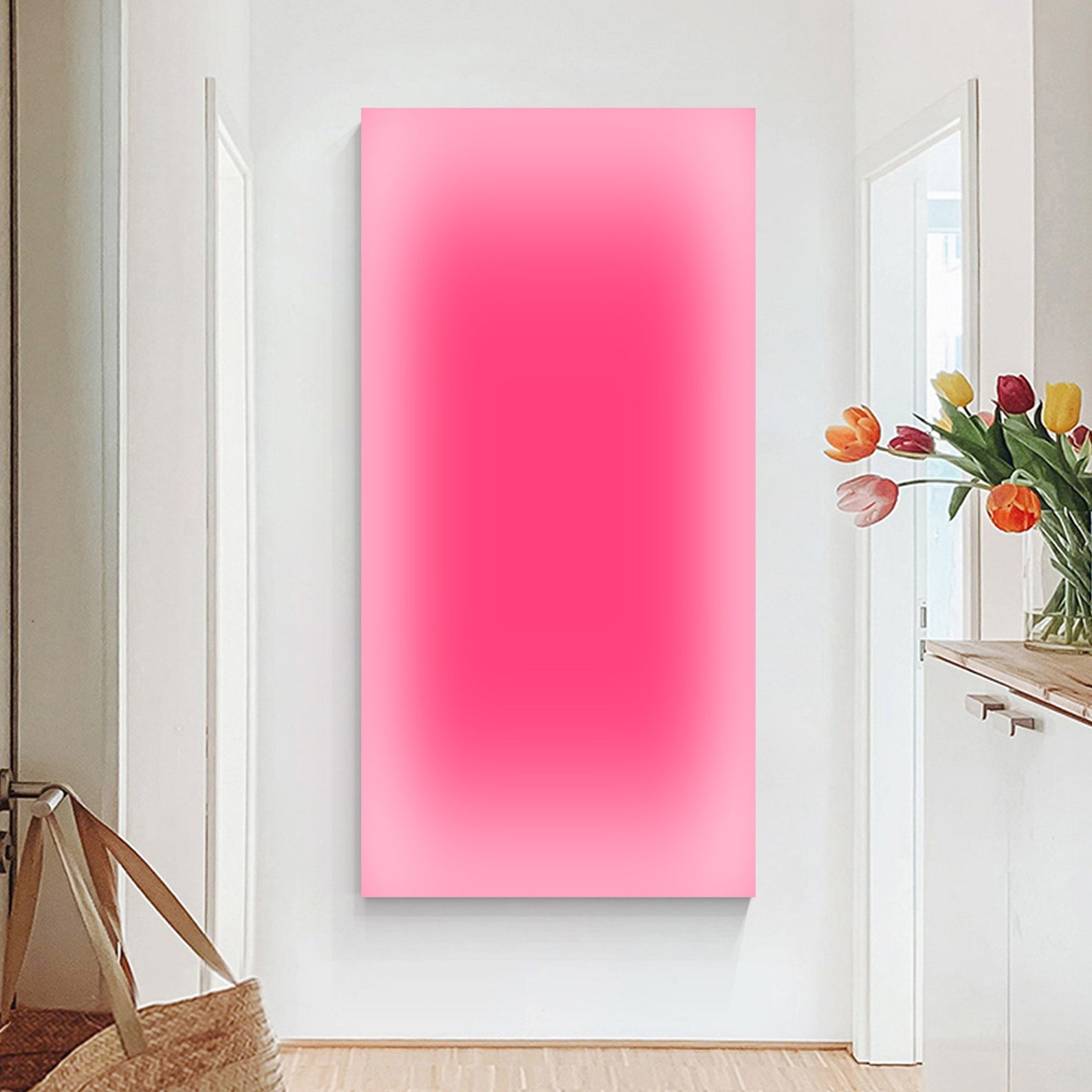 Abstract Pink Ombre Art Neon G - Art Craft House review and price
