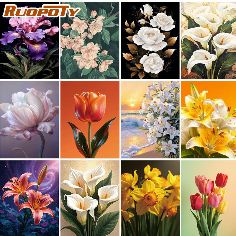 RUOPOTY Flower 5d Diamond Pain - Art Craft Ideas With Paper review and price
