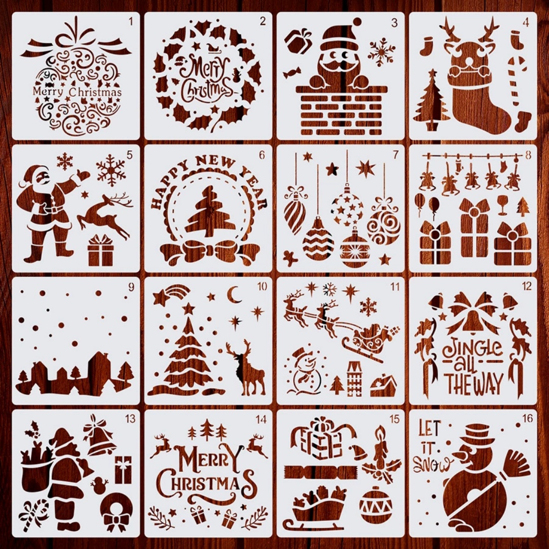 8/12/16pcs Christmas Painting  - Art And Craft Xmas Tree review and price