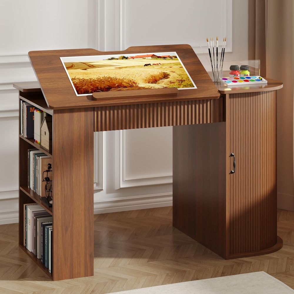 Storage Cabinet Desk with Draw - Artwork Craft review and price