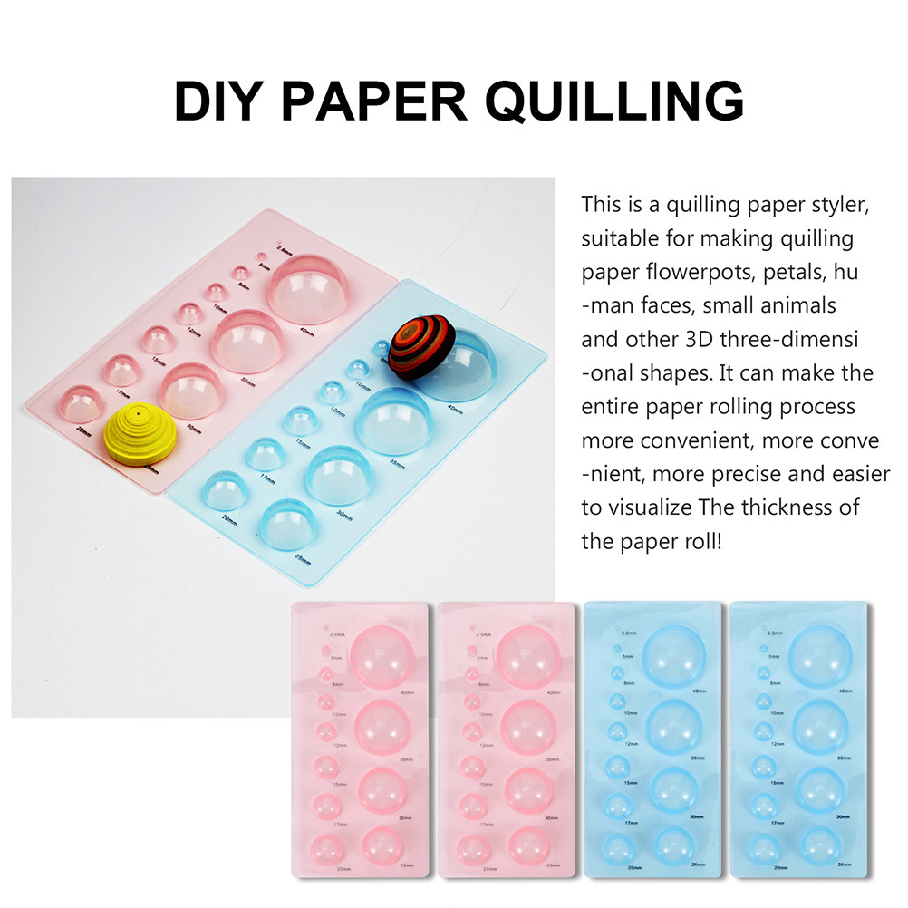 6Pcs Plastic Quilling Mould Se - Art Quilling Craft review and price