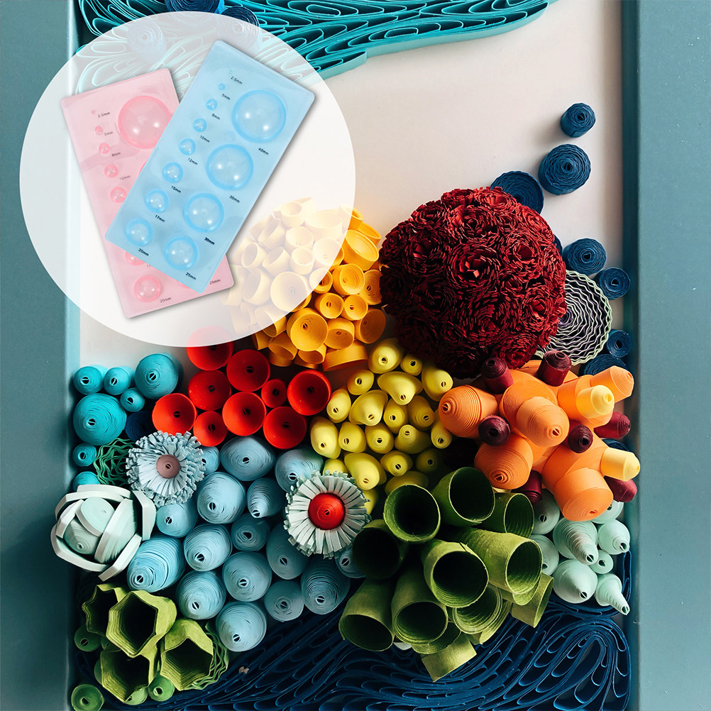 6Pcs Plastic Quilling Mould Se - Art Quilling Craft review and price