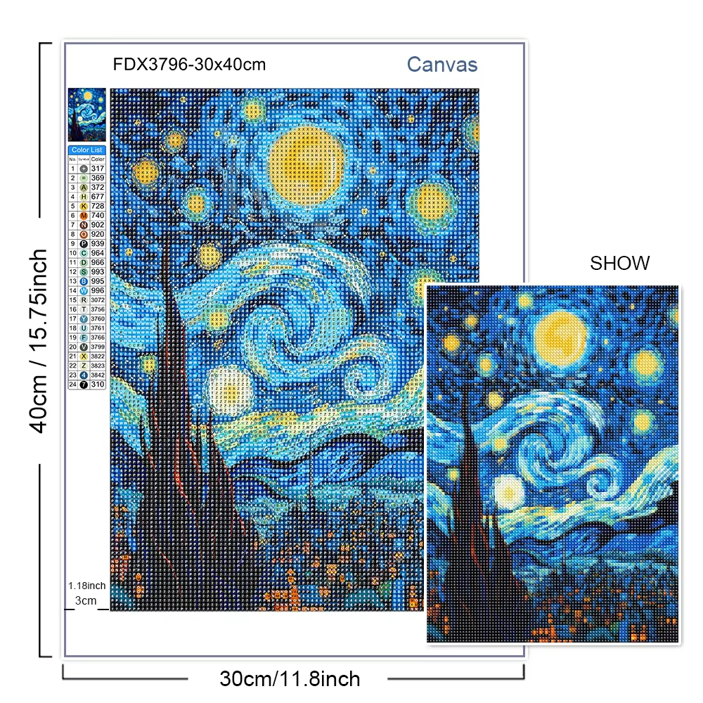 Van Gogh Diamond Art Painting  - Art Craft Night review and price