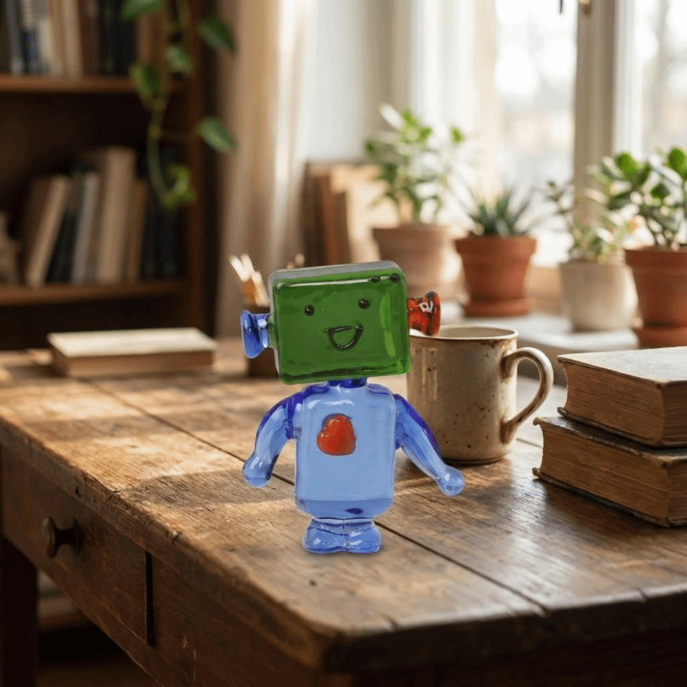 Mini Bonsai Decor Colorful Fac - Art Craft Robot review and price