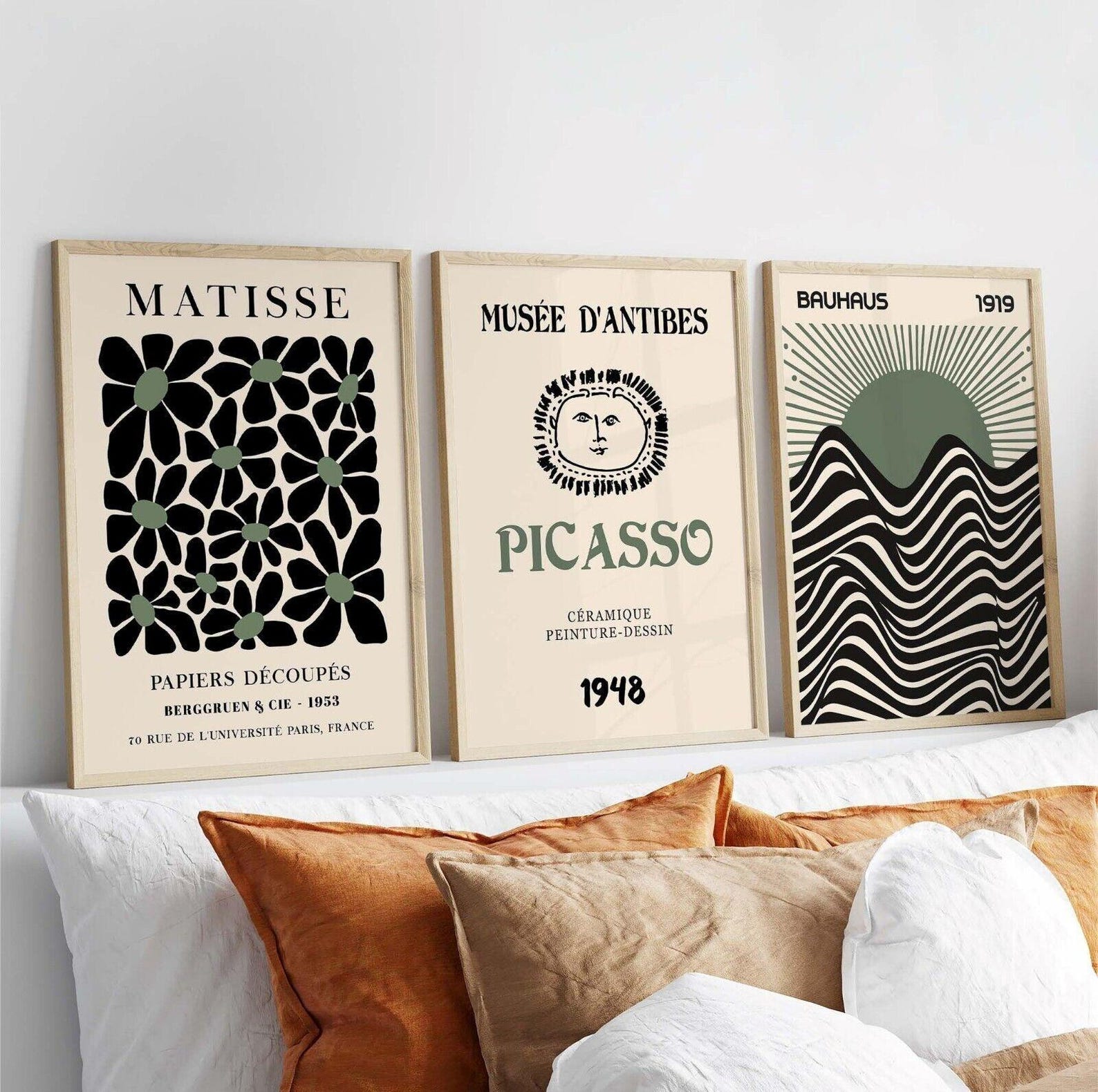3pcs/set Retro Matisse Canvas  - Art Craft House review and price