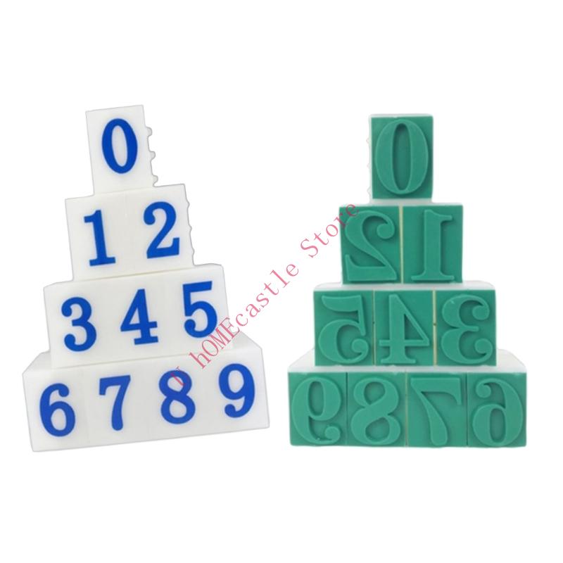 63HF Set of 10 Number Stamp Fo - Art Craft Description review and price