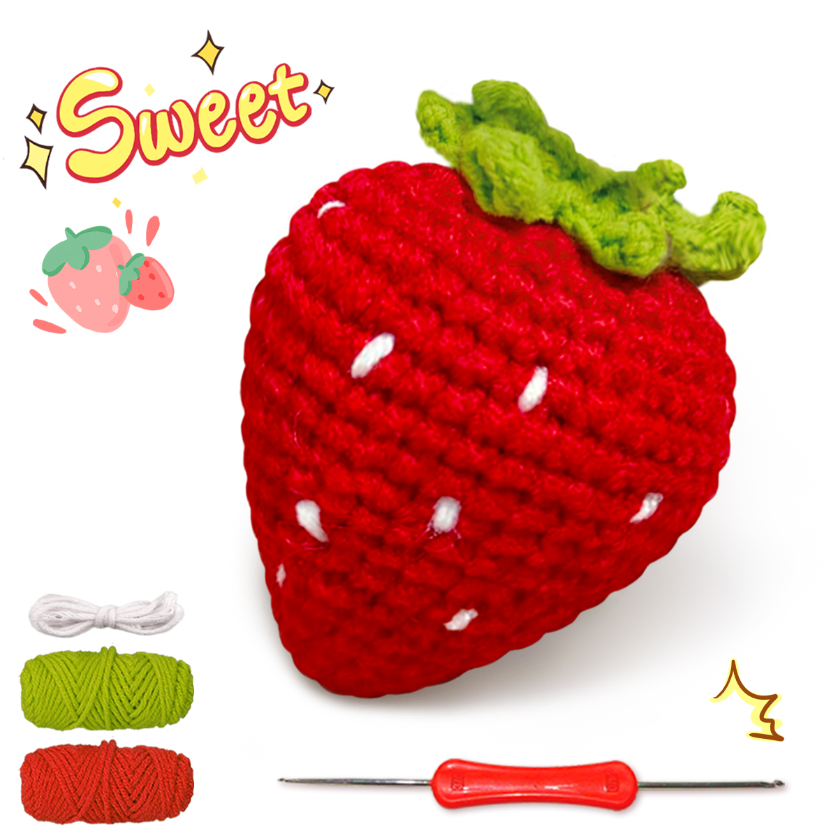 YAMAXIN 1PC Fruit Theme Croche - Art Craft Easy review and price