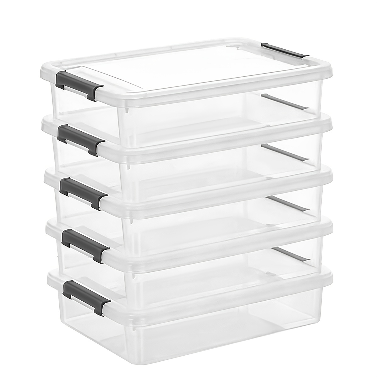 5pcs Clear Plastic Storage Box - Art Craft Game review and price