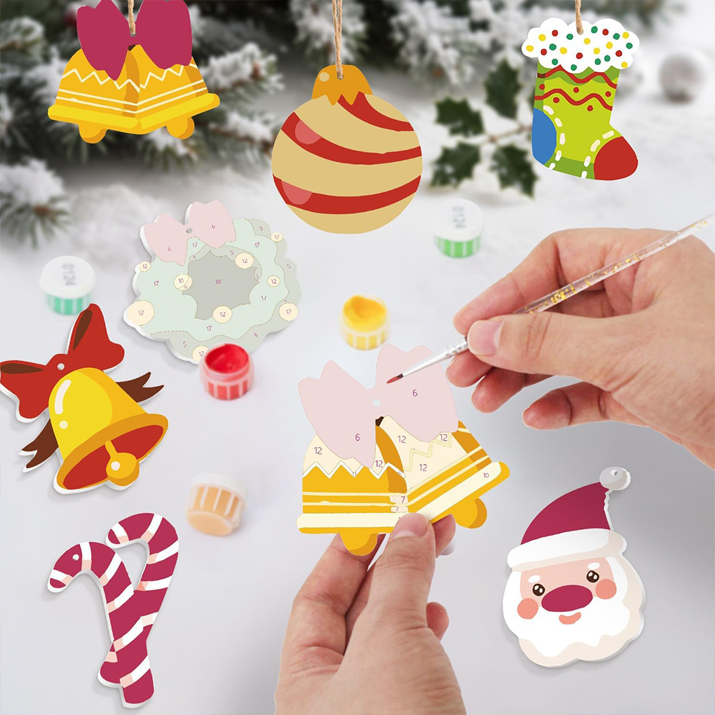 8Pcs/set Christmas Tree Hangin - Art And Craft Xmas Tree review and price