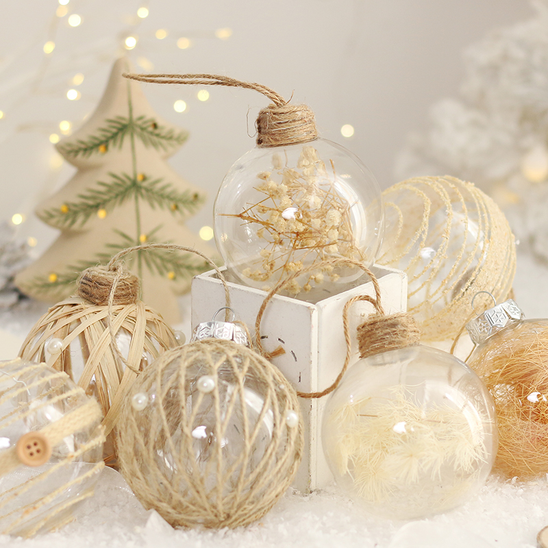Clear Christmas Ball Ornaments - Art And Craft Xmas Tree review and price