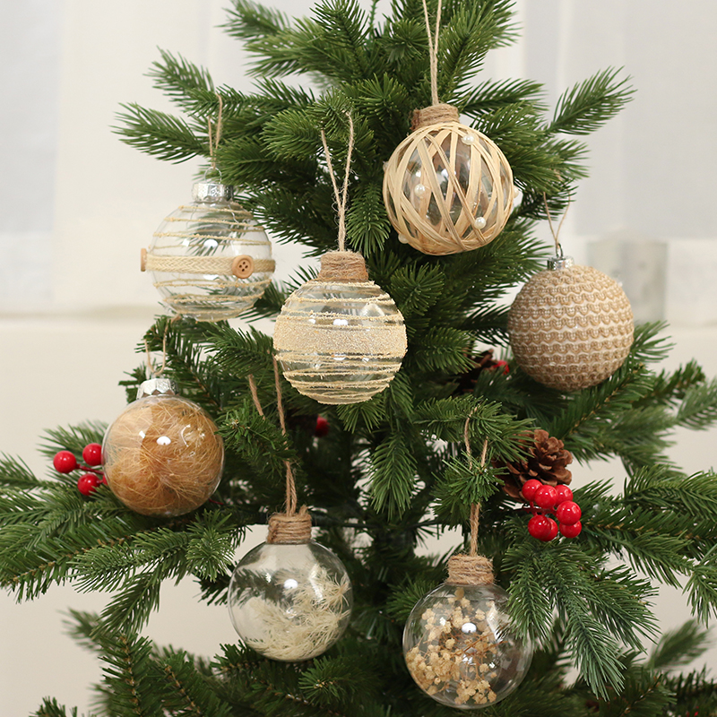 Clear Christmas Ball Ornaments - Art And Craft Xmas Tree review and price