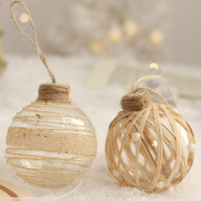 Clear Christmas Ball Ornaments - Art And Craft Xmas Tree review and price