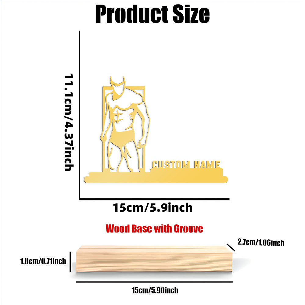 1pc Abstract Muscle Warrior Cu - Art Craft Names review and price