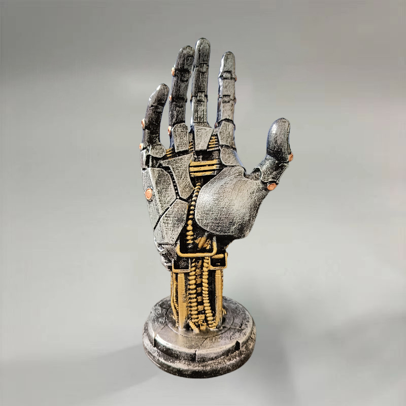 Cyberpunk Robot Hand Sculpture - Art Craft Robot review and price