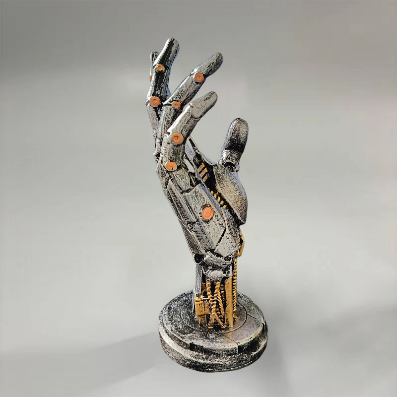 Cyberpunk Robot Hand Sculpture - Art Craft Robot review and price
