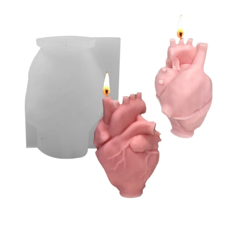 DIY Human Heart Silicone Candl - Artwork Craft review and price