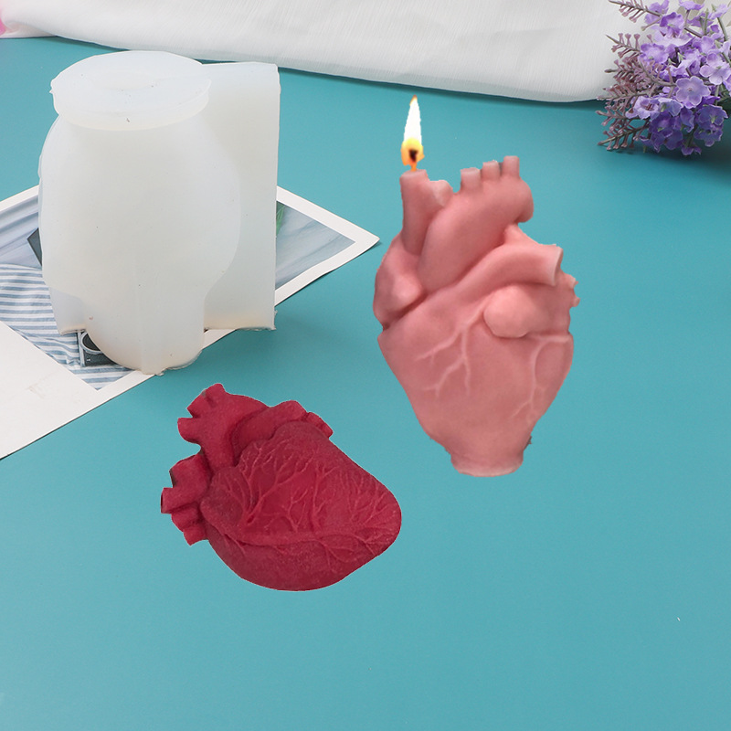 DIY Human Heart Silicone Candl - Artwork Craft review and price