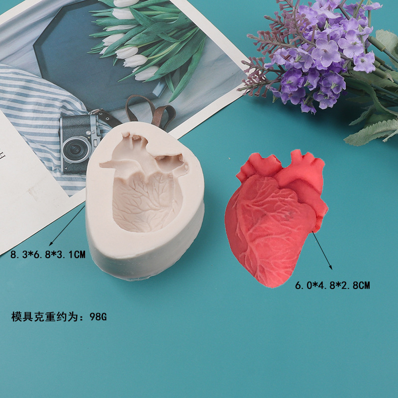 DIY Human Heart Silicone Candl - Artwork Craft review and price