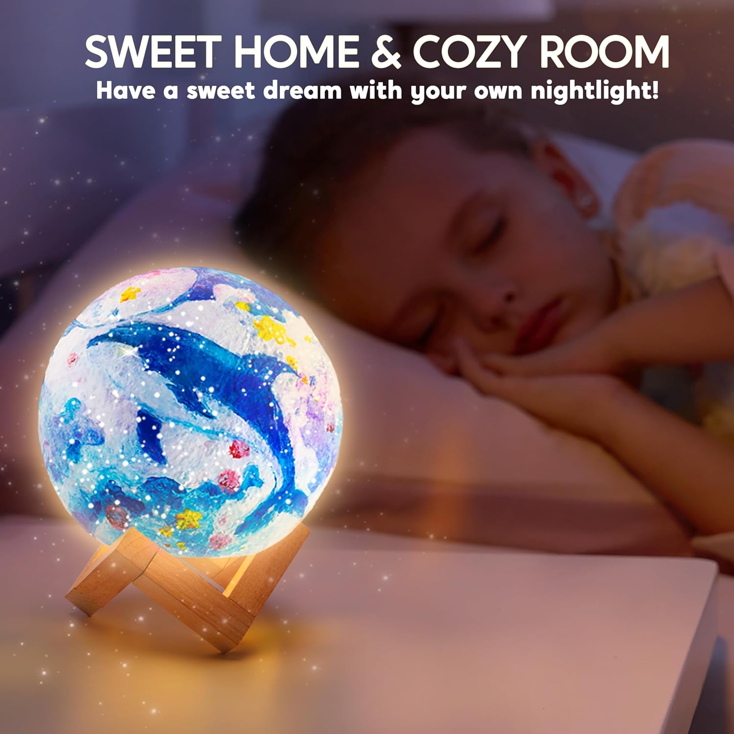 JOYFY DIY 3D Moon Night Light  - Art Craft Night review and price