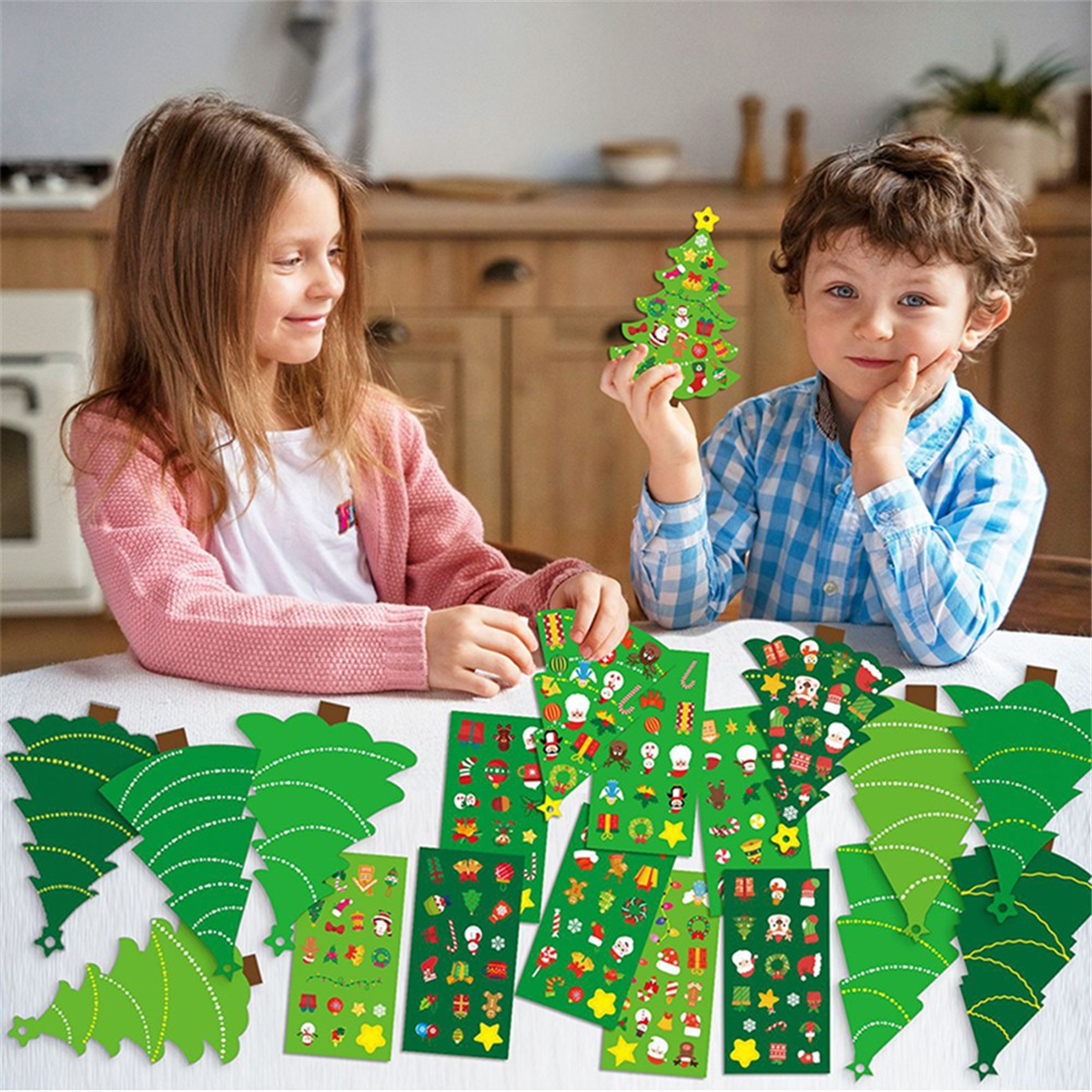 A11I 24PCS Christmas Tree DIY  - Art And Craft Xmas Tree review and price