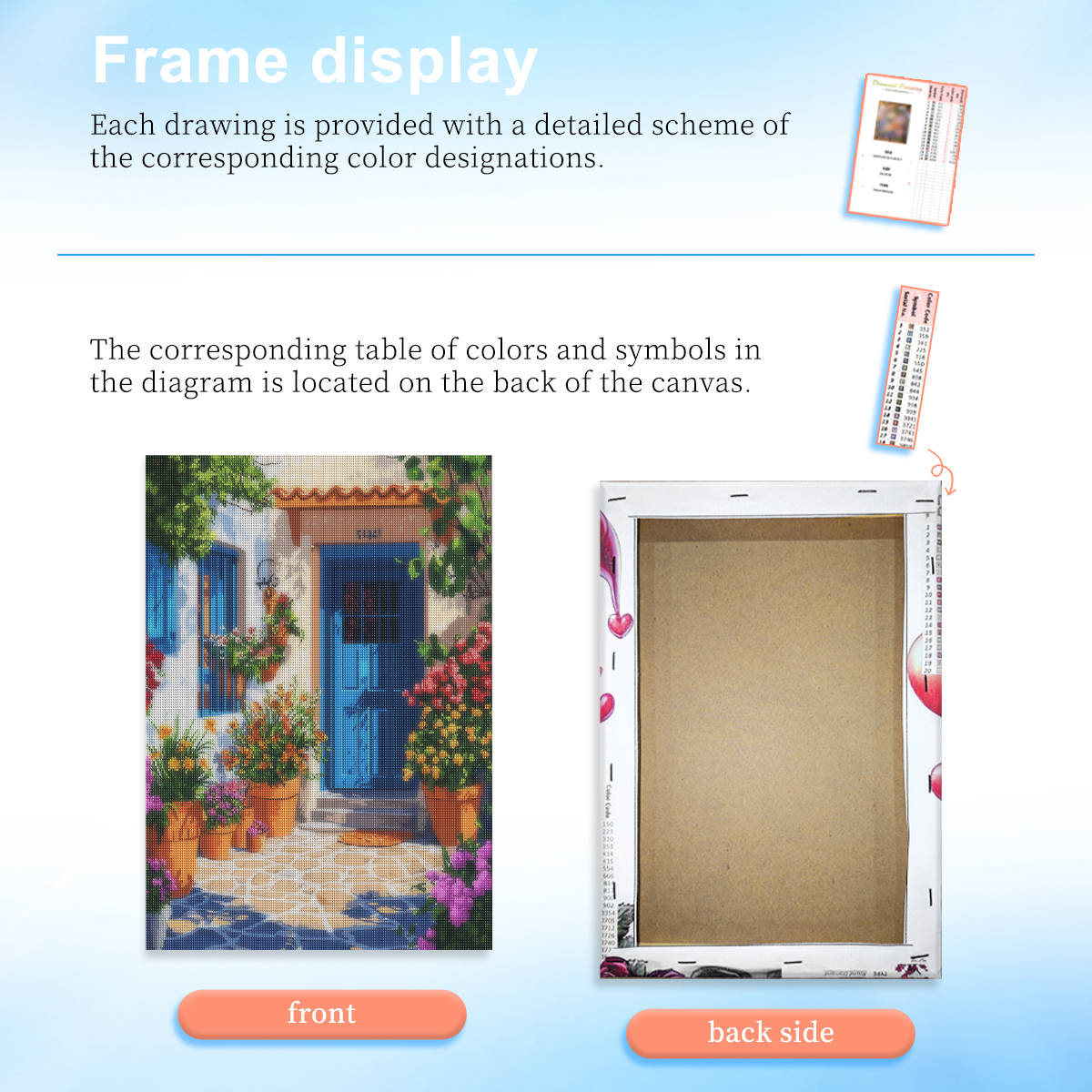 RUOPOTY The Blue Door Diamond  - Art Craft Ideas With Paper review and price