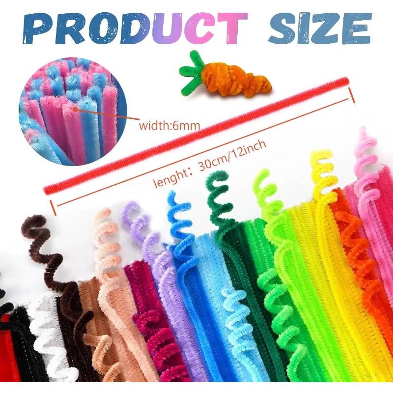 200pcs Pipe Cleaners Craft Bul - Art Craft Game review and price