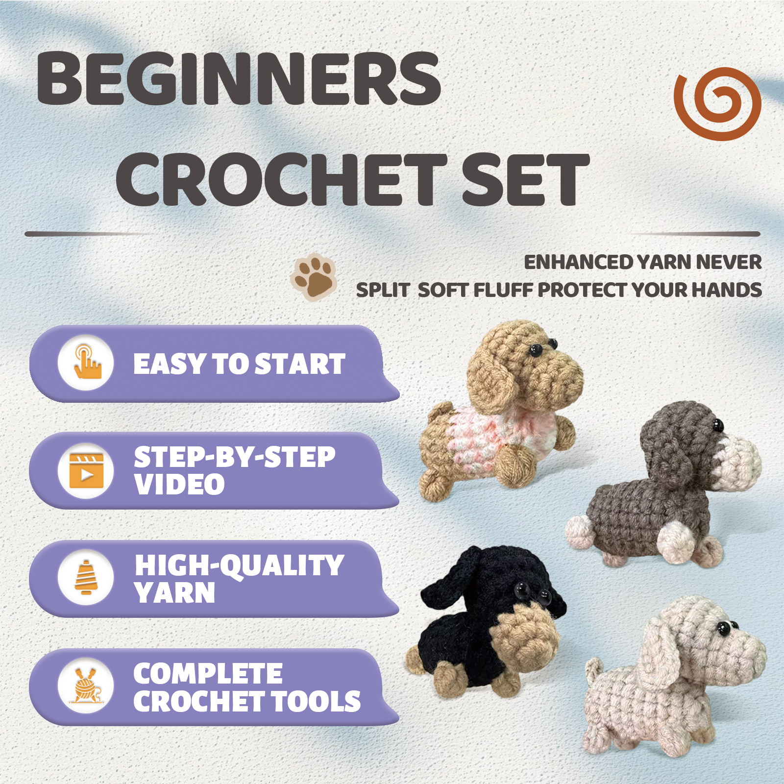 YAMAXIN 4PC Dog Crochet Needle - Art Craft Easy review and price