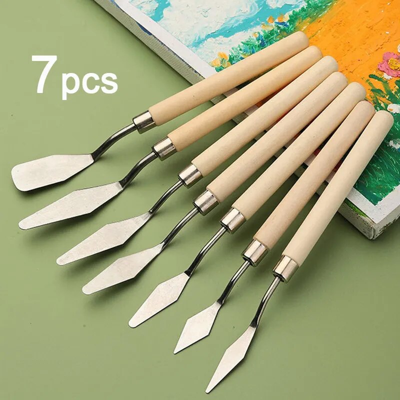 7pcs Stainless Steel Oil Paint - Art Craft Knife review and price